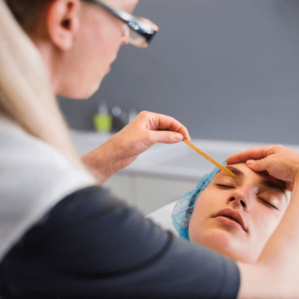 Eyebrow modelling and tinting and Eyelash tinting